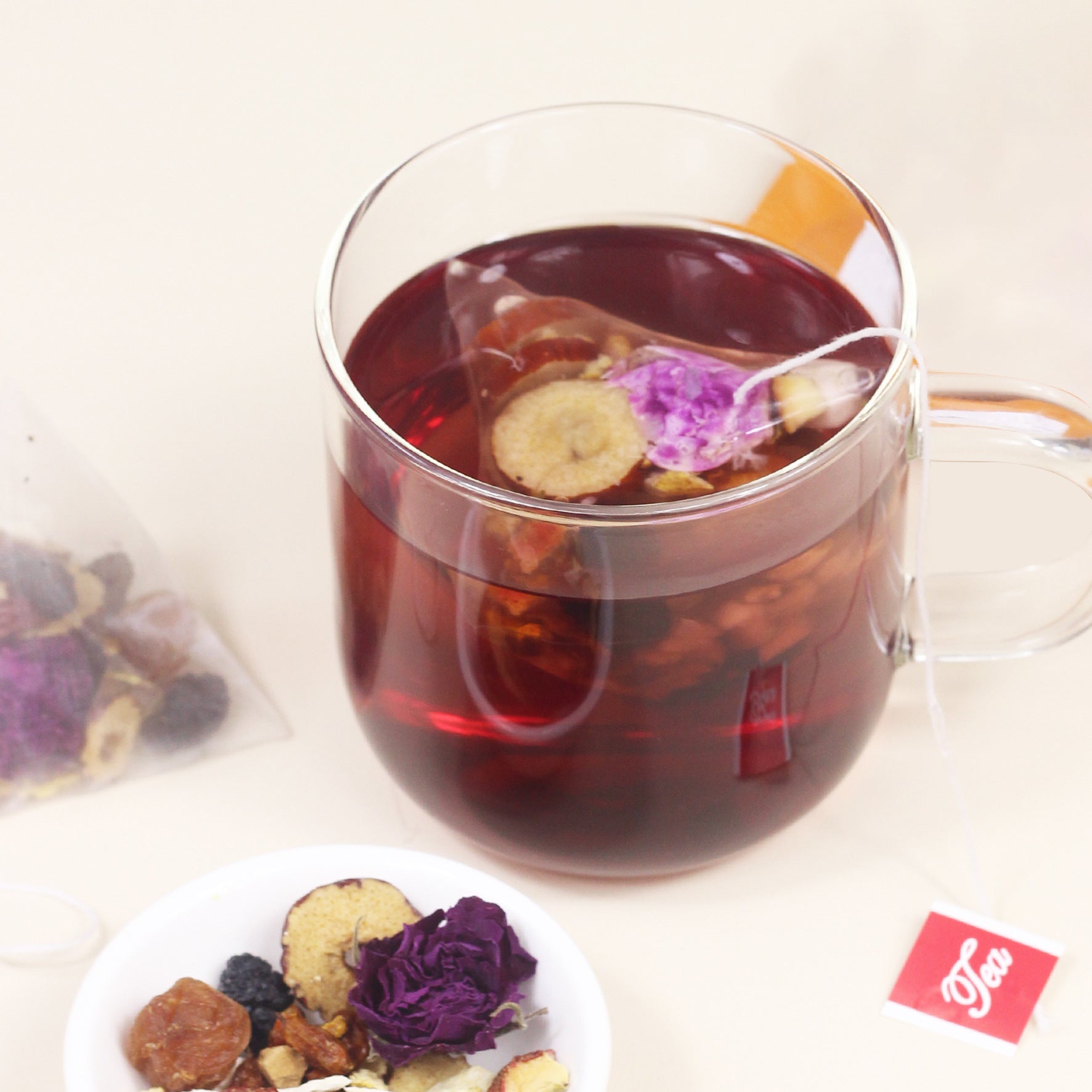 【血瘀体质喝】玫瑰山楂桂圆茶 体质茶药食同源袋泡茶茶包