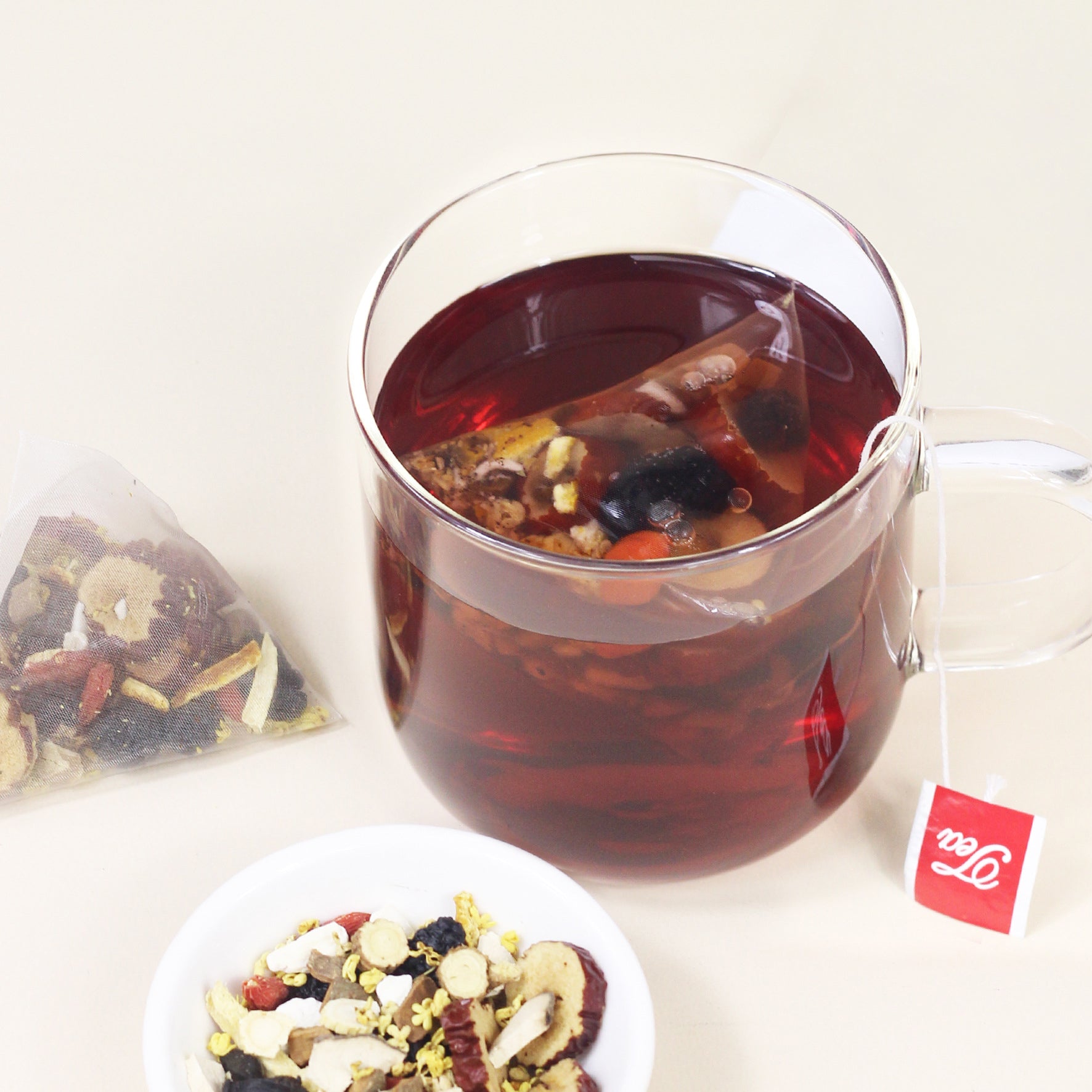 【阳虚体质喝】人参干姜肉桂茶 体质茶三角茶包配方研发袋泡茶